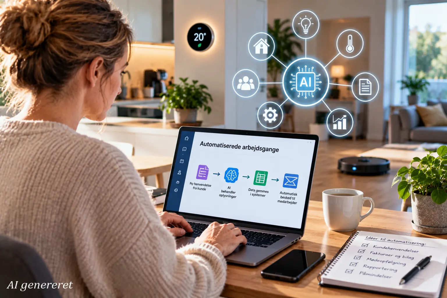 Fra smarte hjem til smartere arbejdsdage med AI automatisering